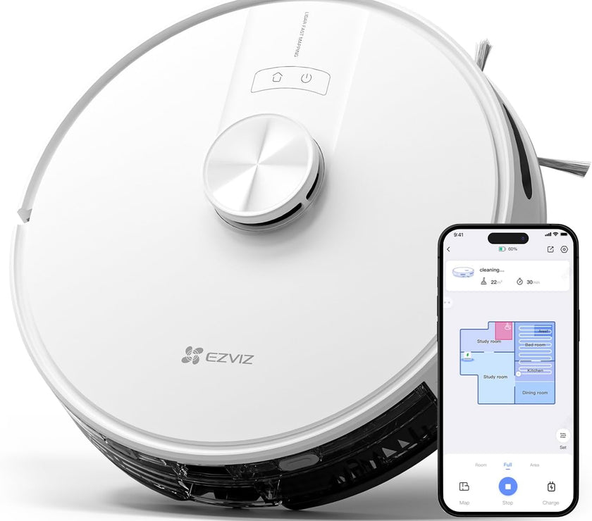 RE4 EZVIZ 4000 Pa Robot Vacuum&Mop Combo