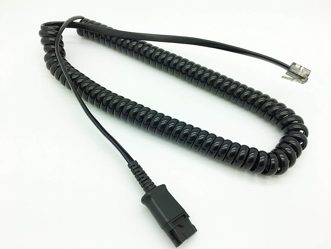 Plantronics (U10P) RJ9 to QD Bottom Cable
