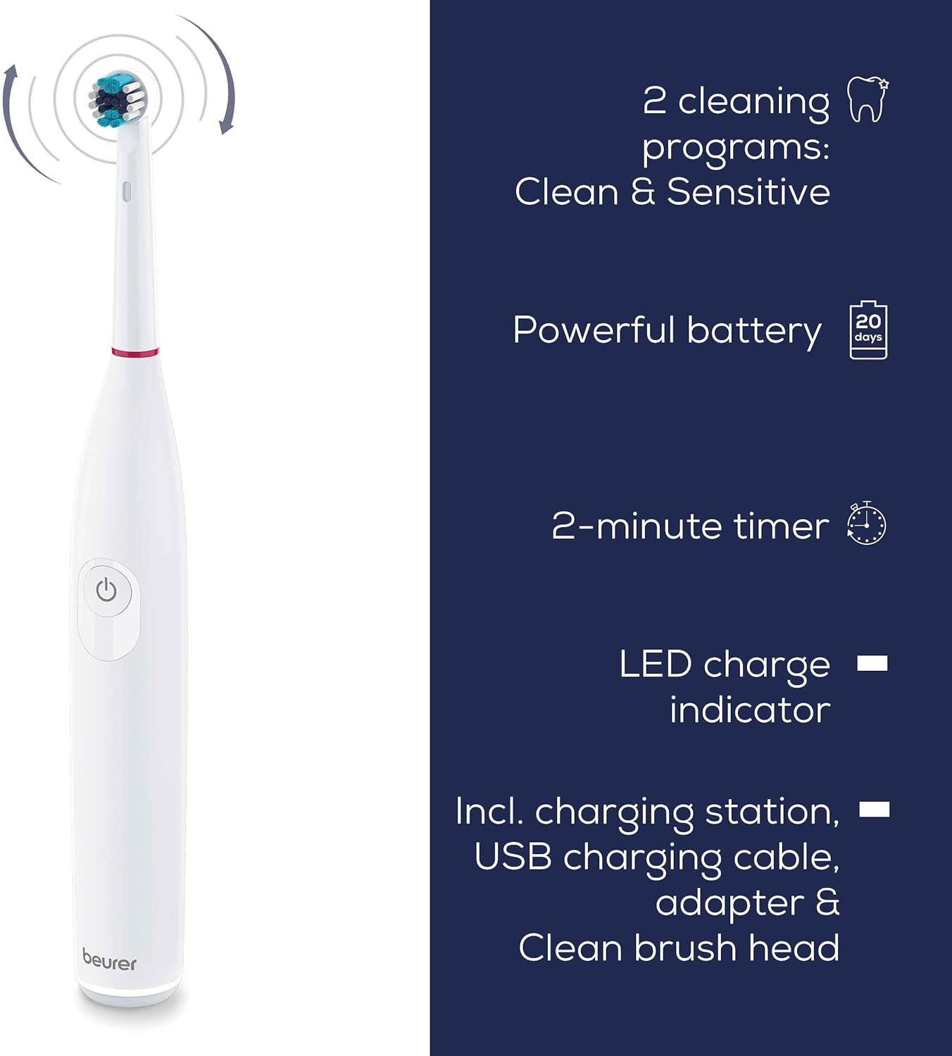 BEURER ELECRIC TOOTHBRUSH TB30