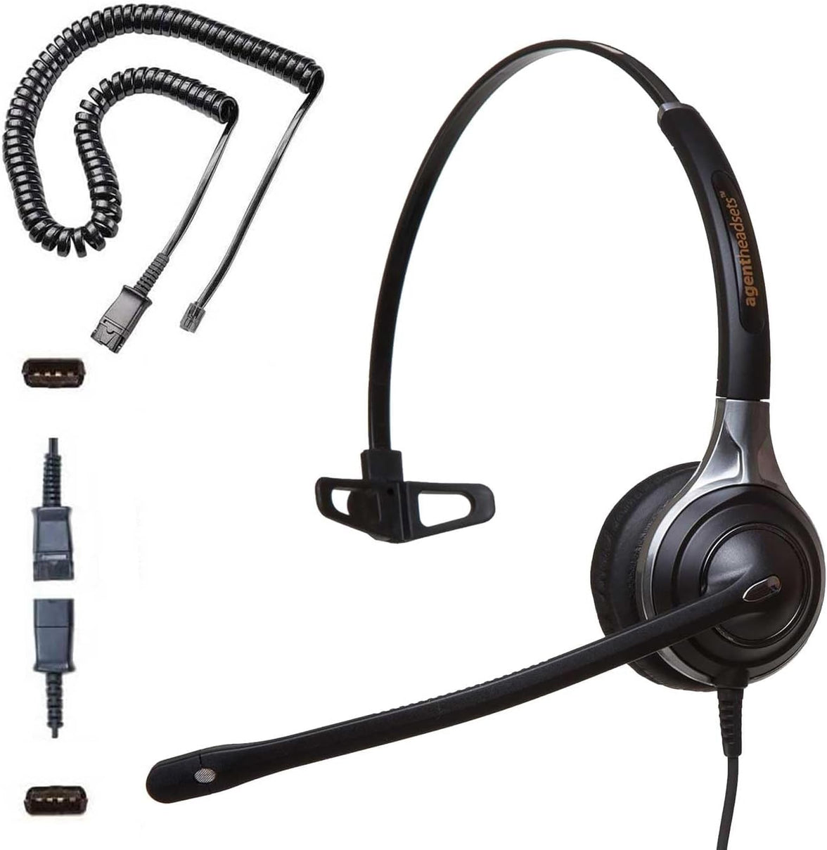 agent 850 SP Binaural NC Headset PLX QD