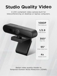Lenovo Performance FHD webcam 1920 x 1080 pixels USB-C Black