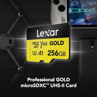 Lexar GOLD MicroSD Card 256GB