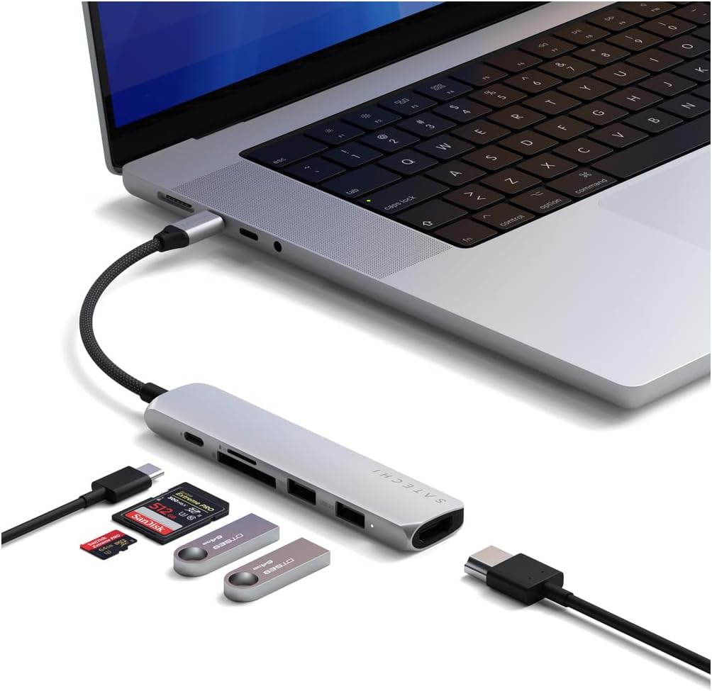 Satechi 6-in-1USB-C MultiportAdap SpGrey