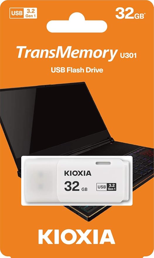 Kioxia 32GB TransMemory U301 USB3 White