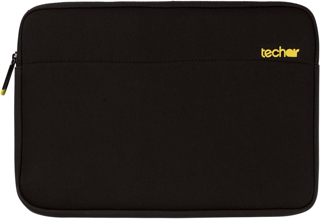 Techair 15.6inch Black Slip Case With Yellow Lining