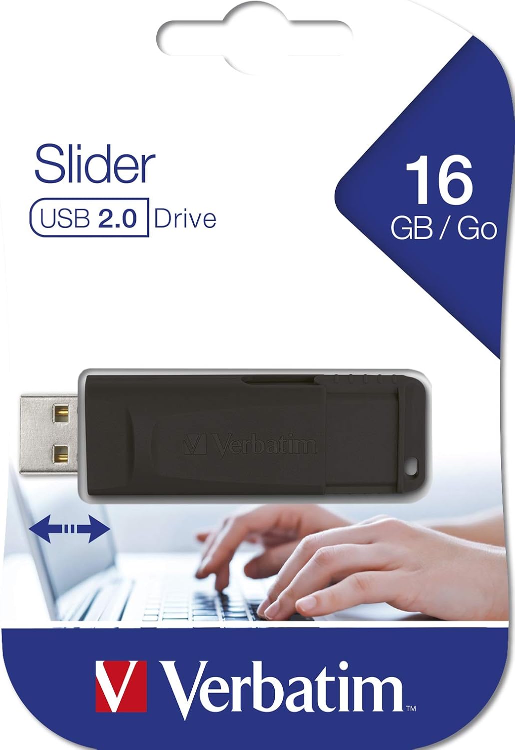 Verbatim STORE N GO SLIDER 16GB BLACK