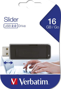 Verbatim STORE N GO SLIDER 16GB BLACK