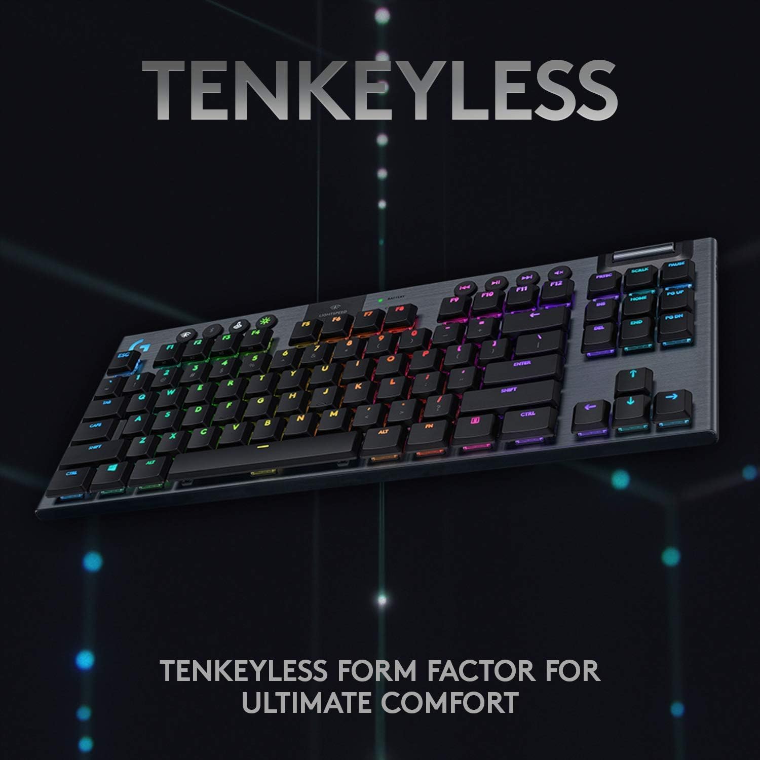 Logitech G G915 TKL Tenkeyless LIGHTSPEED Wireless RGB Mechanical Gaming Keyboard - GL Tactile