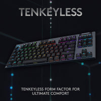 Logitech G G915 TKL Tenkeyless LIGHTSPEED Wireless RGB Mechanical Gaming Keyboard - GL Tactile