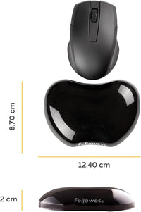 Fellowes Crystals Flex Rest Black