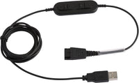 Eartec QD Bottom Cable with USB Connector
