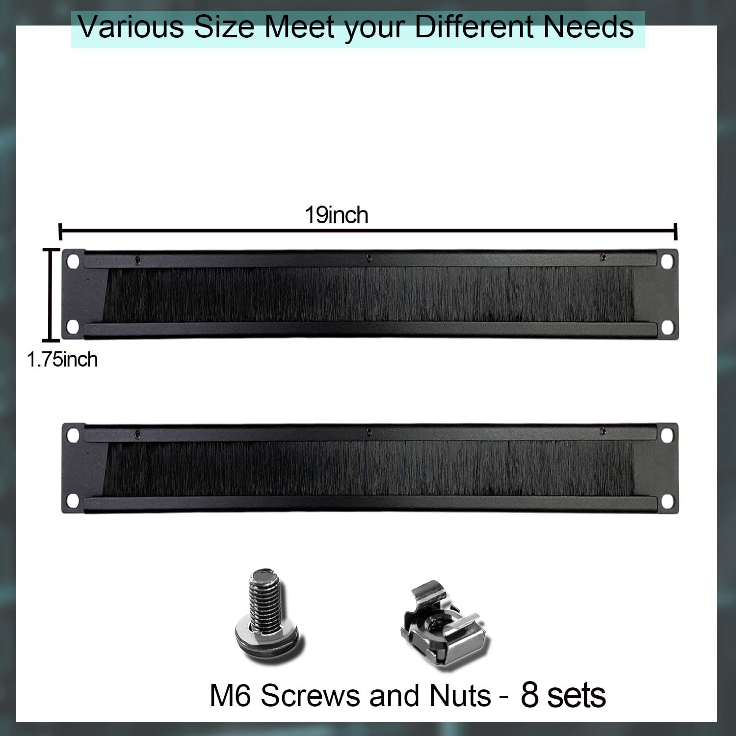 CNL 1U 19in BLANKING PANEL Bk