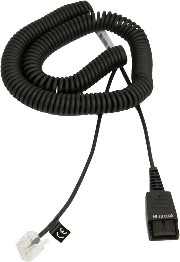 JABRA QD TO RJ45 COILED FOR UNIFY