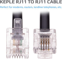 CDL 15m RJ11 to RJ11 Modem Black