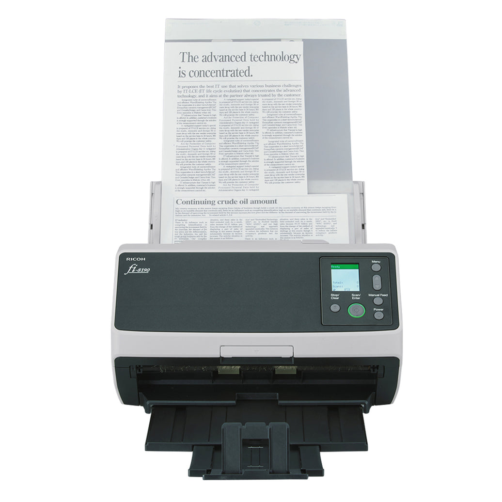 RICOH fi-8190 A4 Ethernet USB Scanner