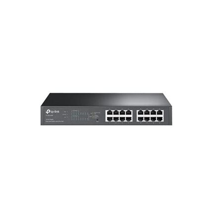 TP-Link TL-SG1016PE - Switch - smart - 8 x 10 100 1000 (PoE ) 8 x 10 100 1000 - desktop rack-mountable - PoE (110 W)