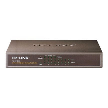 TP-Link TL-1008P 10 100M 8 Port