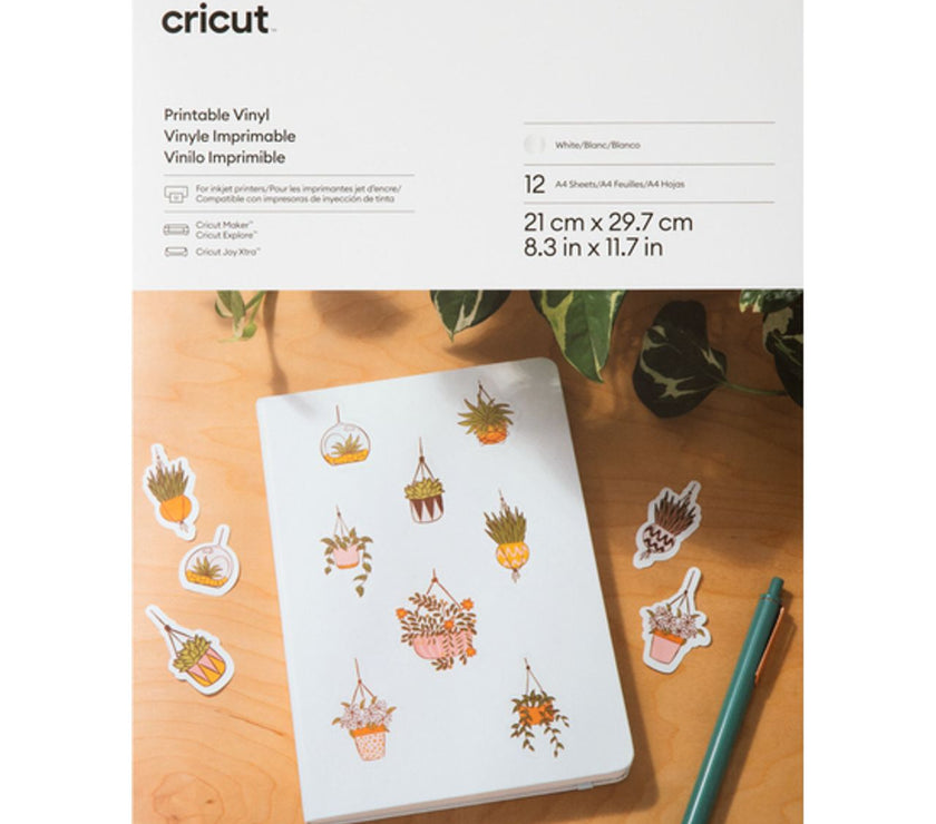 Cricut Joy Xrta Printable Vinyl (White) 36 Sheets