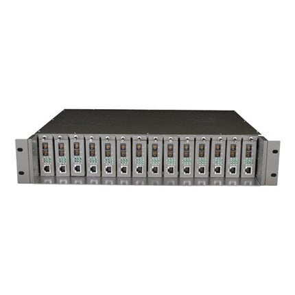 TP-Link TL-MC1400 - Modular expansion base - 2U - rack-mountable