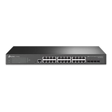 TP-Link JetStream TL-SG3428 V2.26 - Switch - Managed - 24 x 10/100/1000 4 x Gigabit SFP - rack-mountable