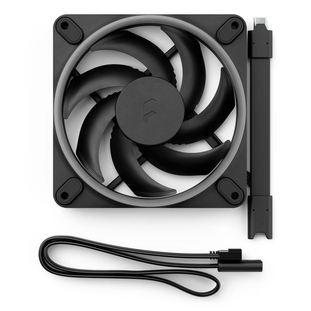 Fractal FAN Momentum 12 RGB 3-pack Black