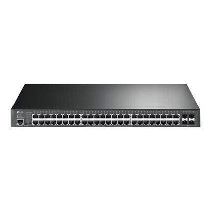 TP-Link JetStream TL-SG3452P V3.26 - Switch - L2 - Managed - 48 x 10 100 1000 (PoE ) 4 x Gigabit SFP - rack-mountable - PoE (384 W)