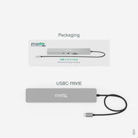 Plugable 11-in-1 USB C Hub with Eth