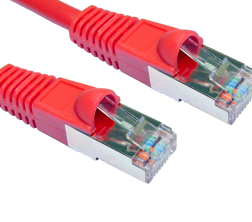 CDL 2m Shielded Cat5e Patch Red