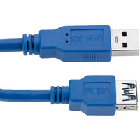 CDL 3mtr USB 3.0 A M - A F Blue