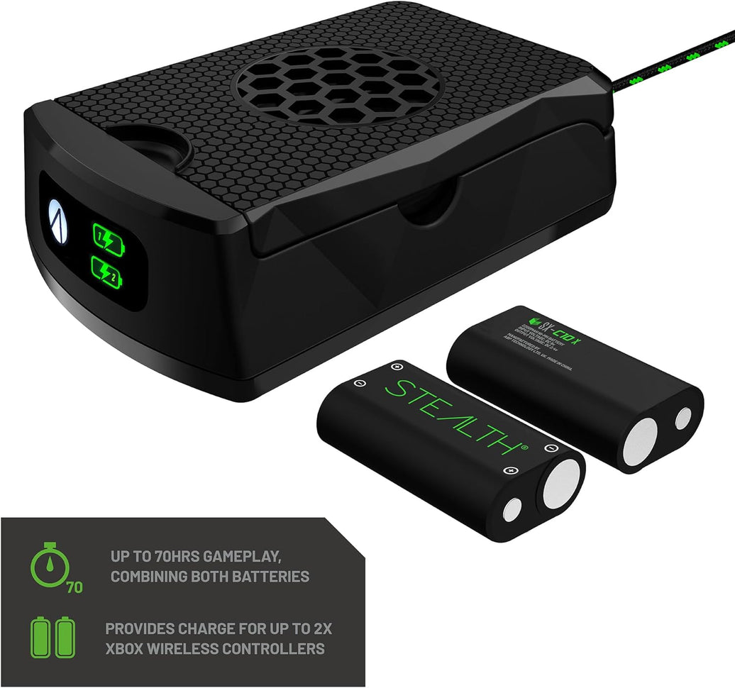 Stealth SX-C10X Recharge Batt XBOX x2-BK