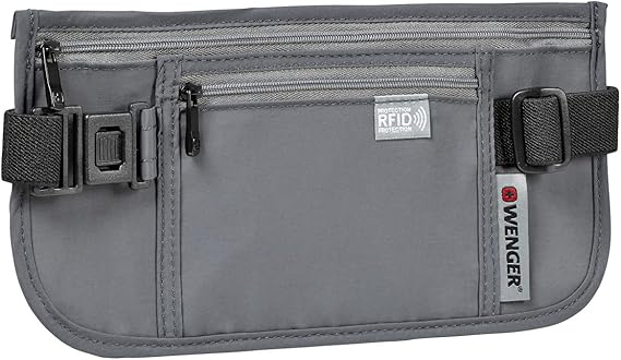 Wenger Security Belt RFID Protect Grey