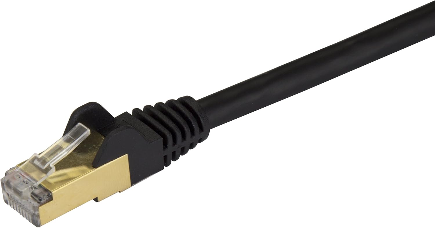 StarTech 9ft Black Cat6a STP Cable