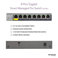 NETGEAR 8P GE Smart Managed Pro Switch
