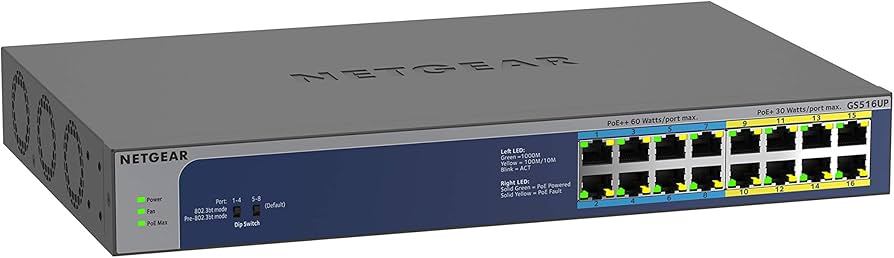 NETGEAR 16PT GE U60 POE++ UM Switch