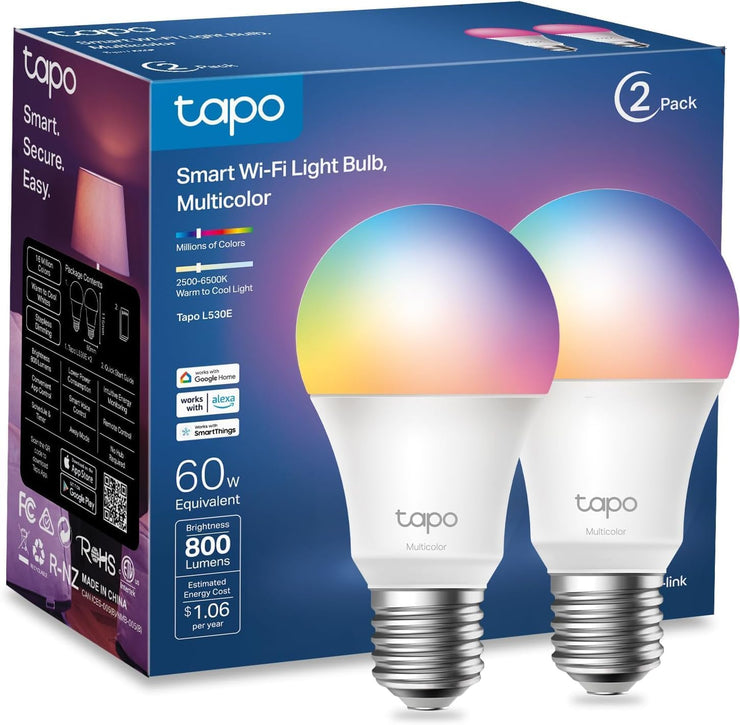 TP-LINK Tapo Smart Light Bulb 2-pack