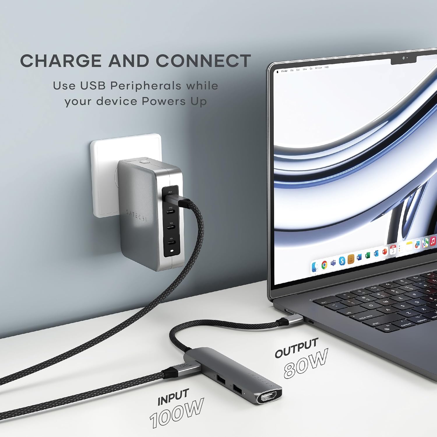 Satechi 4-in-1 USB-C Slim Multiport Adap