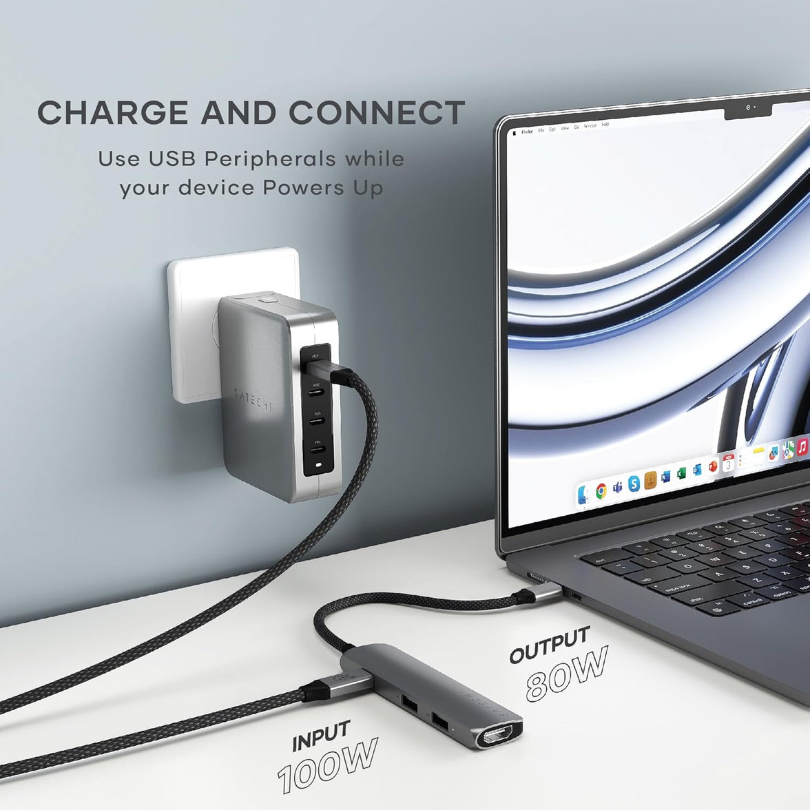 Satechi 4-in-1 USB-C Slim Multiport Adap