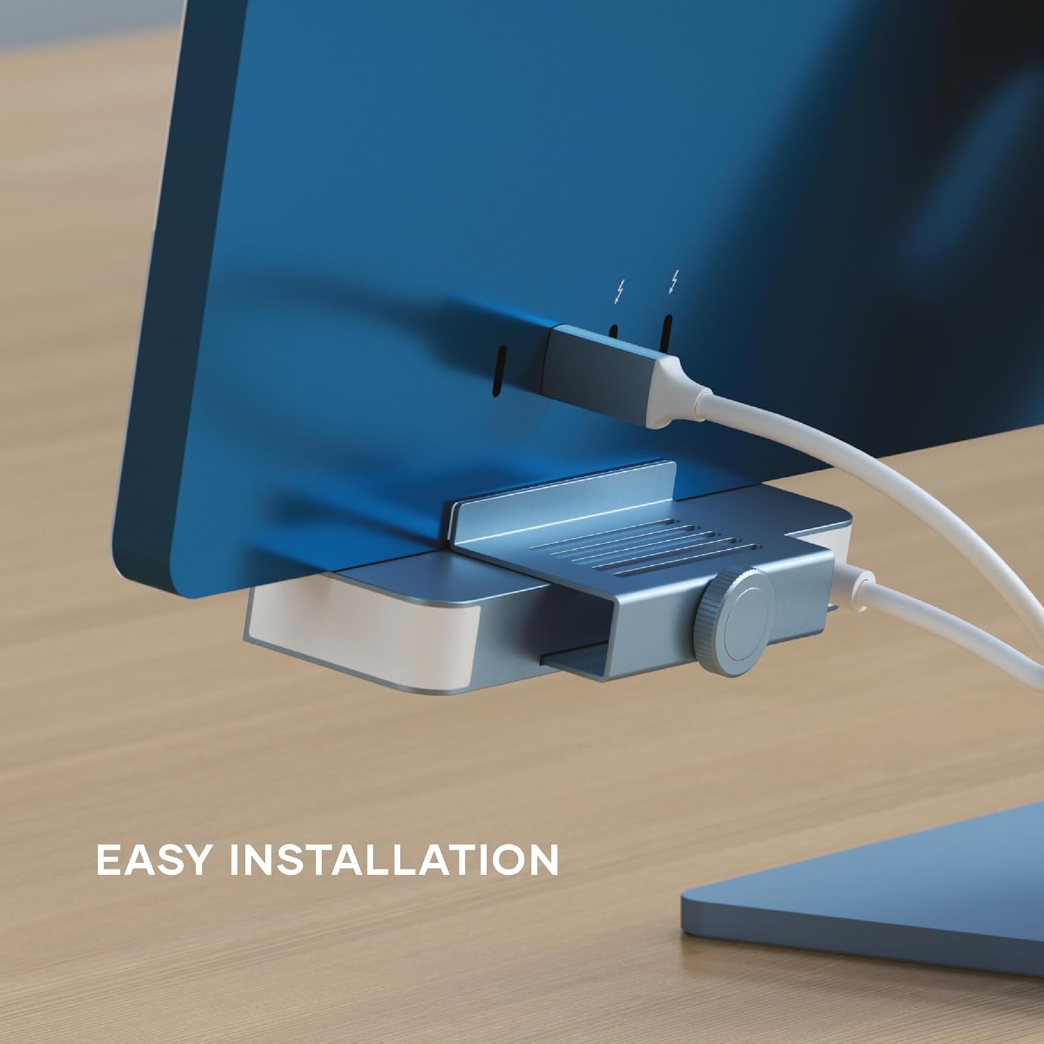 Satechi USB-C Clamp Hub 24" iMac Blue
