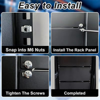 CNL 1U 19in BLANKING PANEL Bk