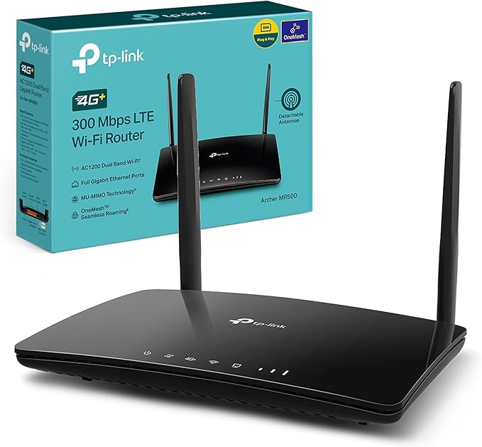 TP LINK AC1200 4G LTE ADV CAT6 ROUTER