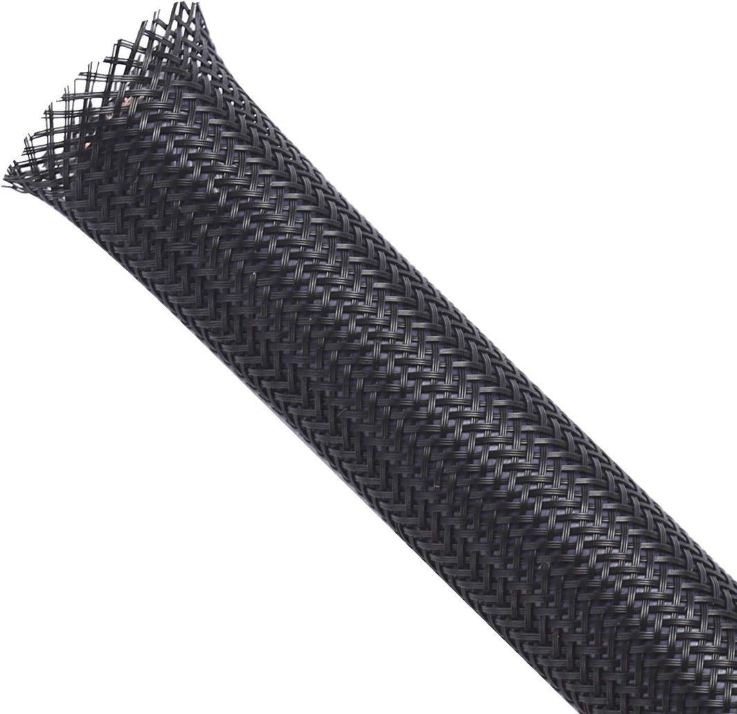 TITAN BRAIDED SLEEVING 34-64MM BLACK 25MTRS
