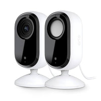 Arlo Essential 2K Indoor Security Camera, 2-pack