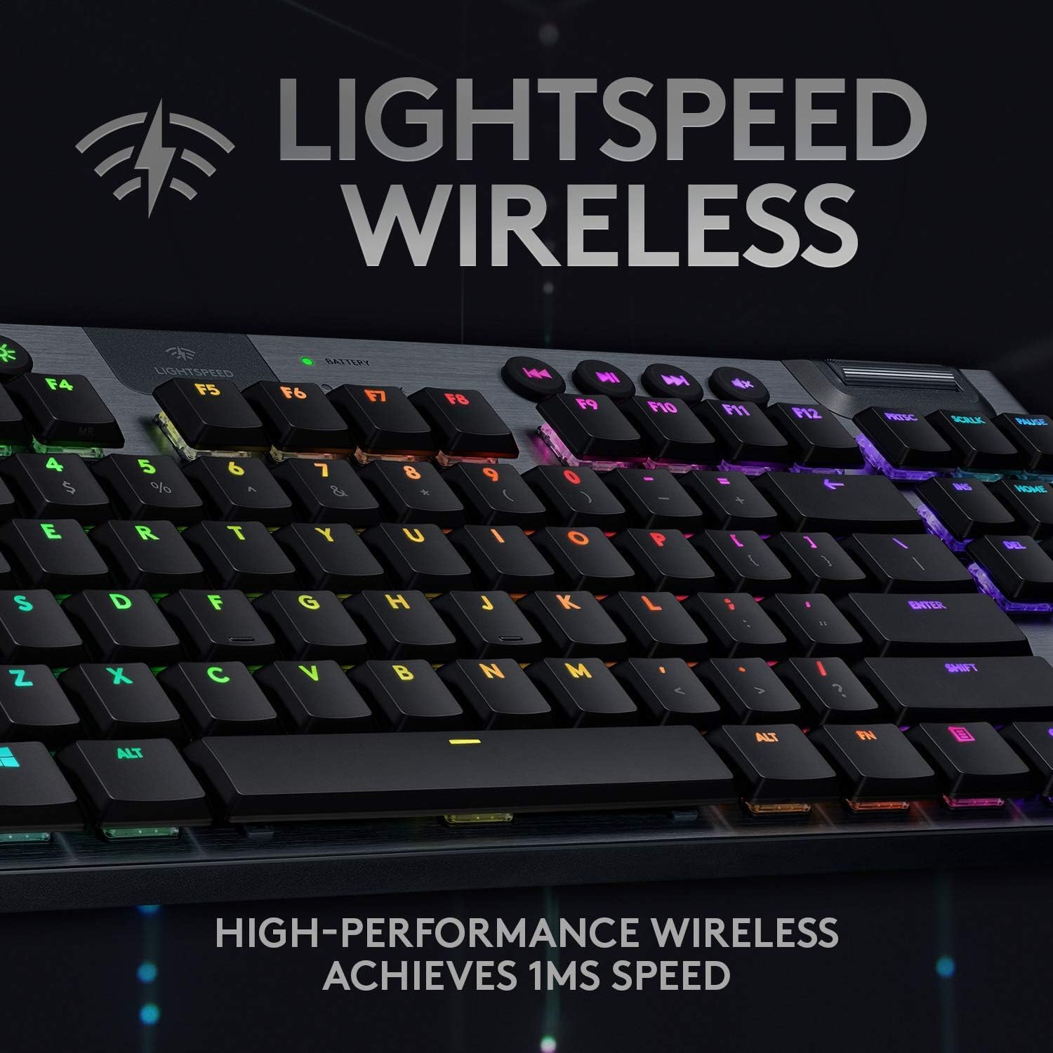 Logitech G G915 TKL Tenkeyless LIGHTSPEED Wireless RGB Mechanical Gaming Keyboard - GL Tactile