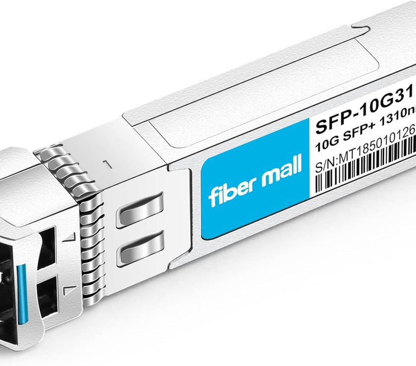 PlusOptic 1.25G SFP 1310nm 10KM Transceiver LC Connector for SMF with DOM