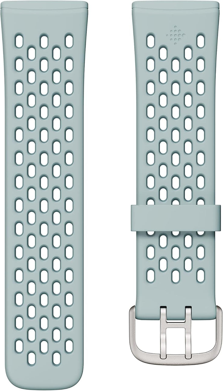 Fitbit Sport Band, 24mm Attach,Sea Blue/Ocean,large