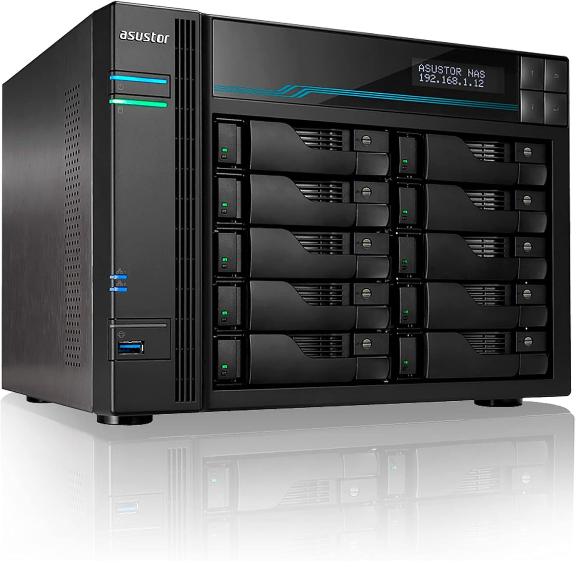 Asustor  AS5202T 2-Bay NAS Intel Celeron Dual-Core 2 GB SO-DIMM DDR4 2.5 GbE x 2USB 3.2 Gen 1
