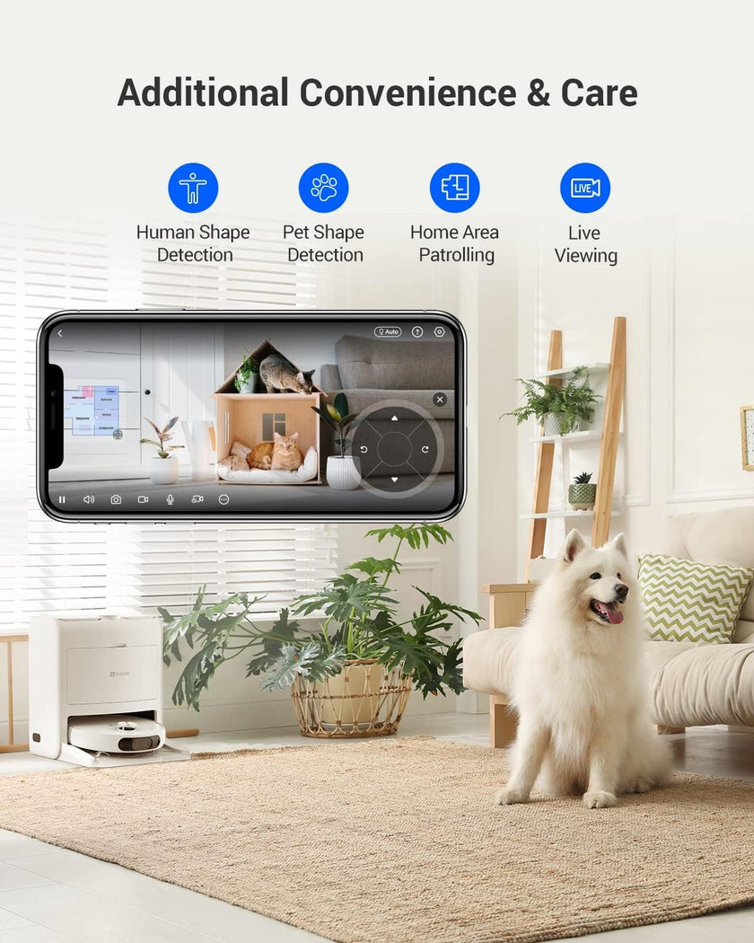 EZVIZ RS2 Robot Vacuum & Mop Combo