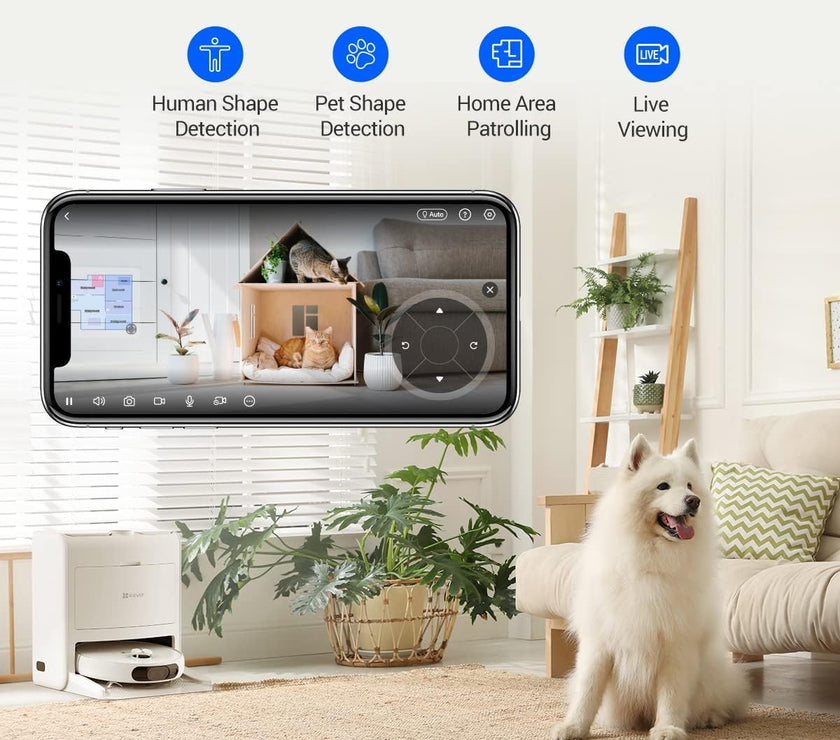 EZVIZ RS2 Robot Vacuum & Mop Combo