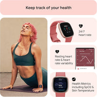 FitBit Versa 4Pink Sand / Copper Rose