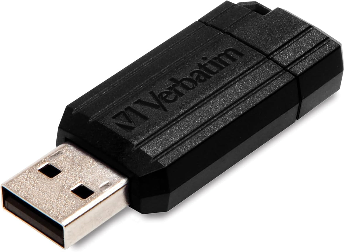 Verbatim 128GB Pinstripe USB 2.0 Flash